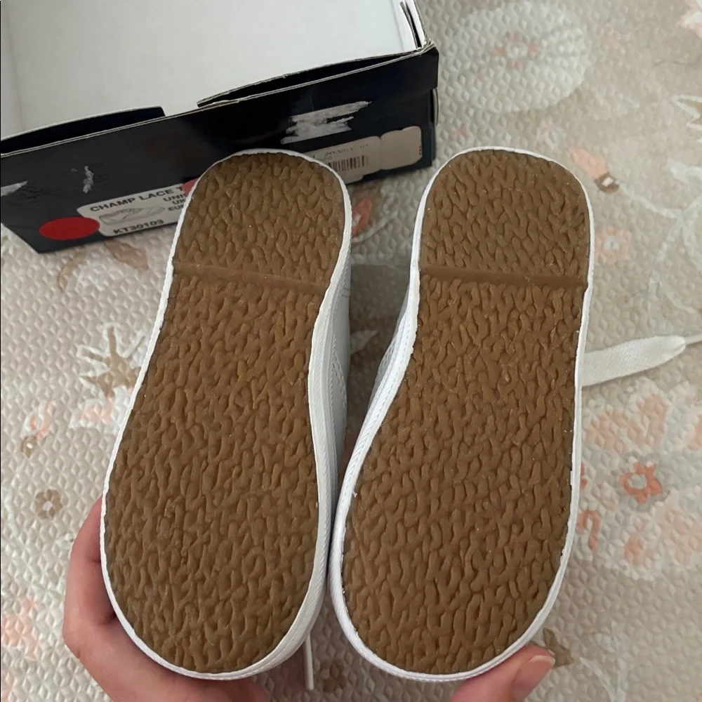 Keds Little Kids Champion Leather Lace Toe Cap Size 5.5 - Picture 6 of 9